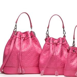 Hot Pink Large Glamaholic Bucket Bag